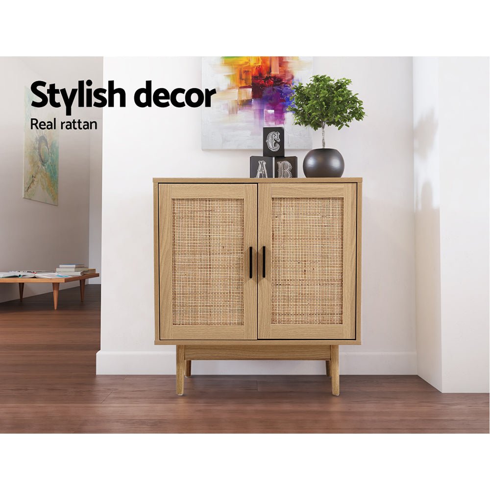 Rattan Sideboard Cabinet - Bedzy Australia