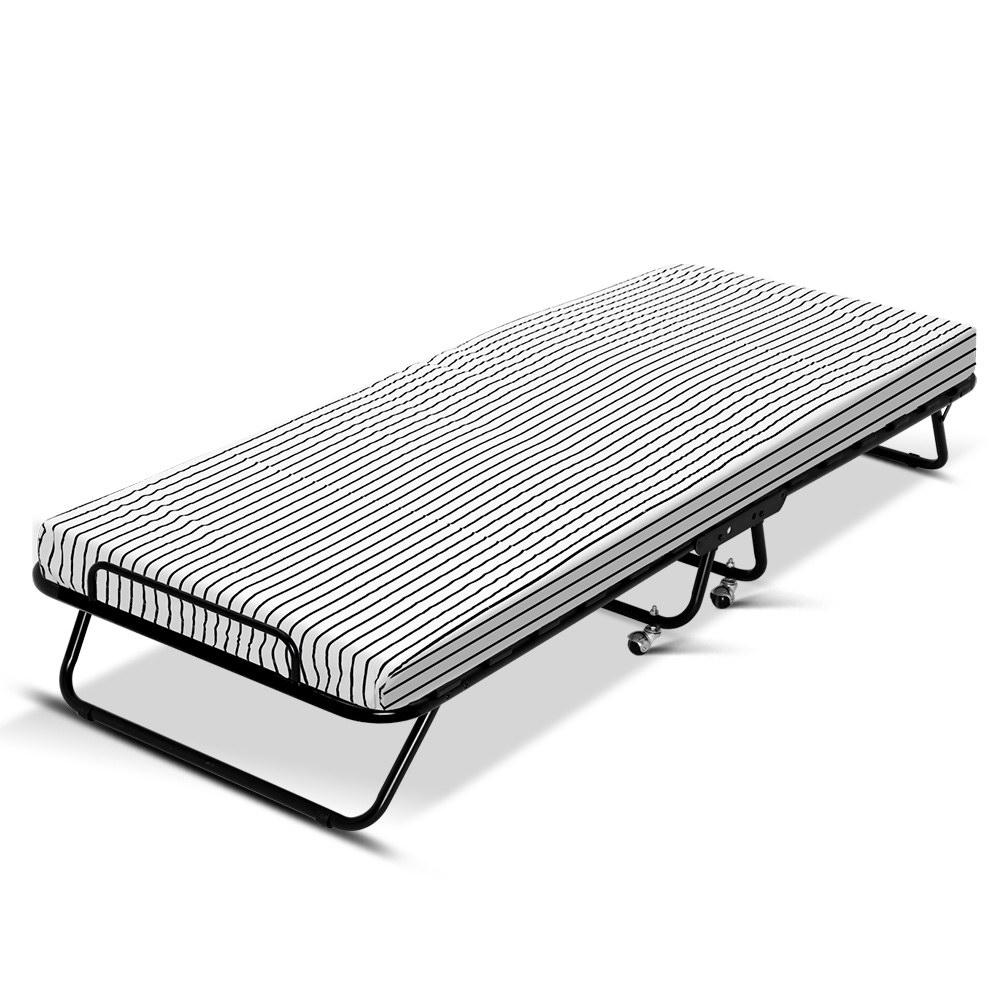 Rollaway Foldable Single Bed - Bedzy Australia