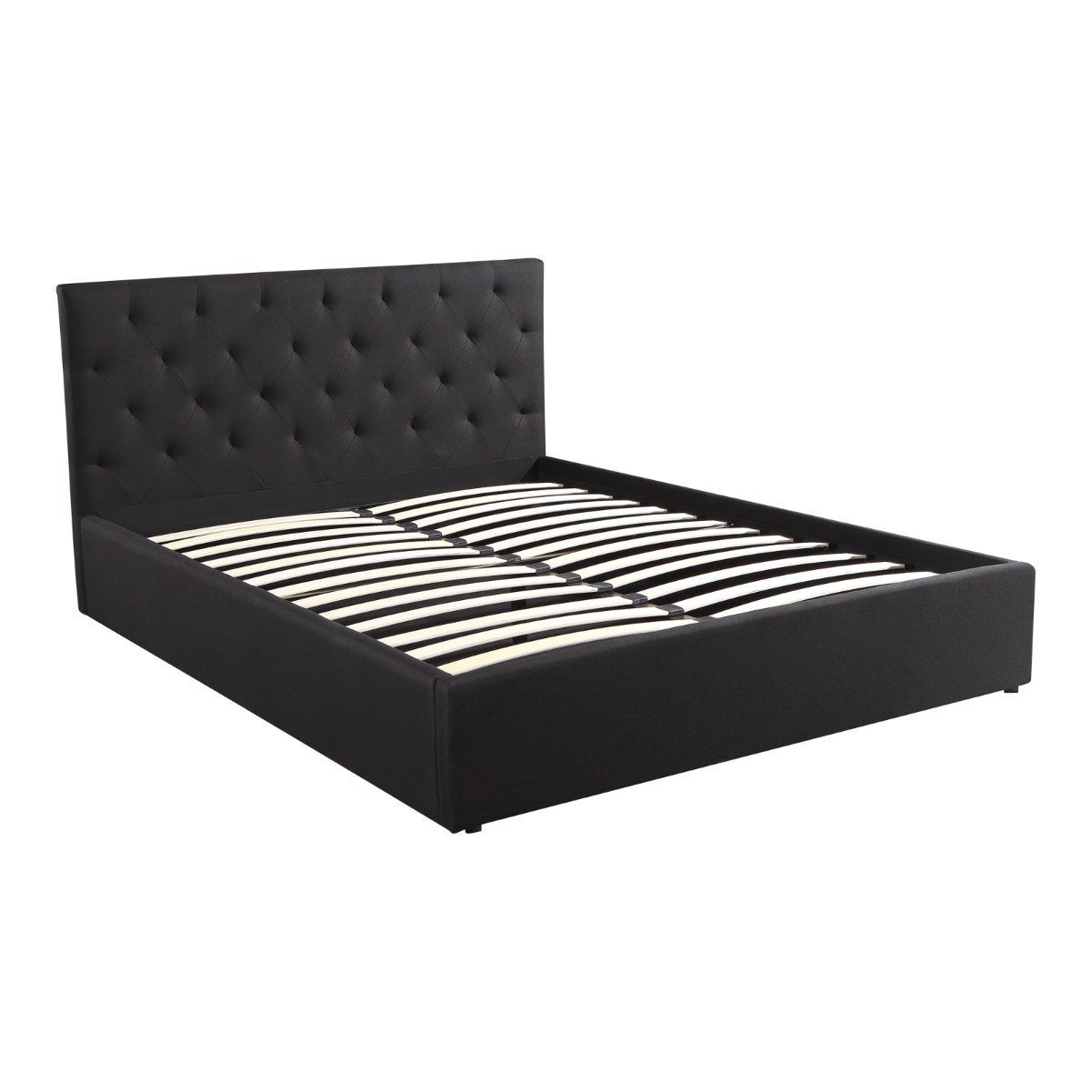 Rome Gas Lift Queen Bed Frame - Bedzy Australia