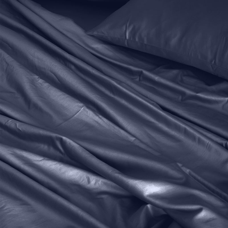 Royal Comfort 1000TC Hotel Grade Bamboo Cotton Sheets Pillowcases Set Ultrasoft King Royal Blue - Bedzy Australia