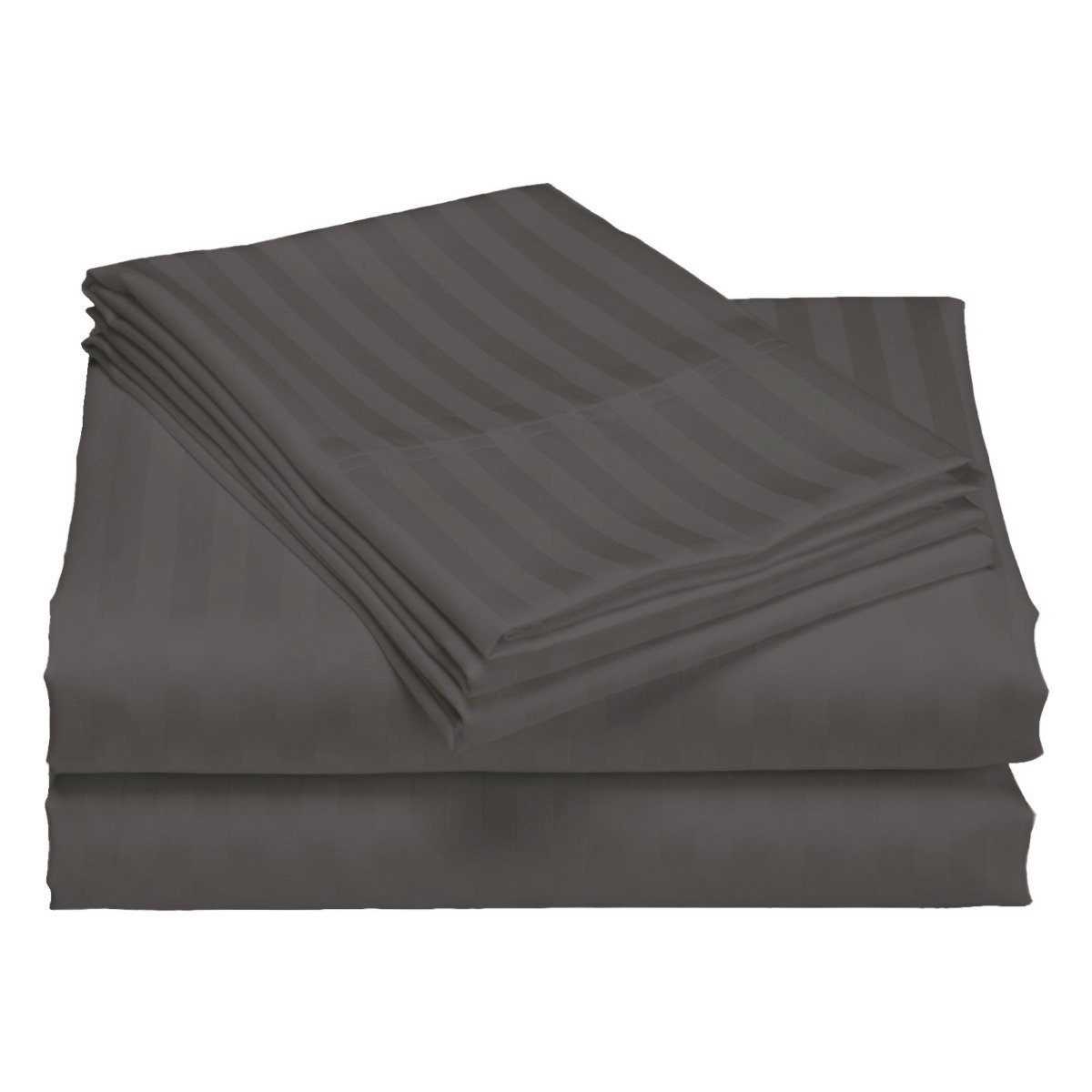 Royal Comfort 1200TC Quilt Cover Set Damask Cotton Blend Luxury Sateen Bedding Queen Charcoal Grey - Bedzy Australia