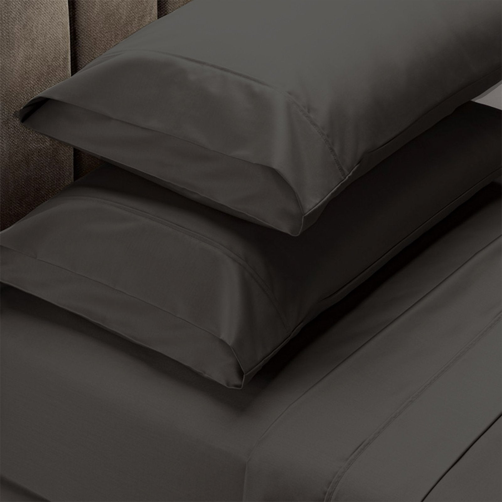 Royal Comfort 1500 Thread Count Cotton Rich Sheet Set 4 Piece Ultra Soft Bedding King Dusk Grey - Bedzy Australia