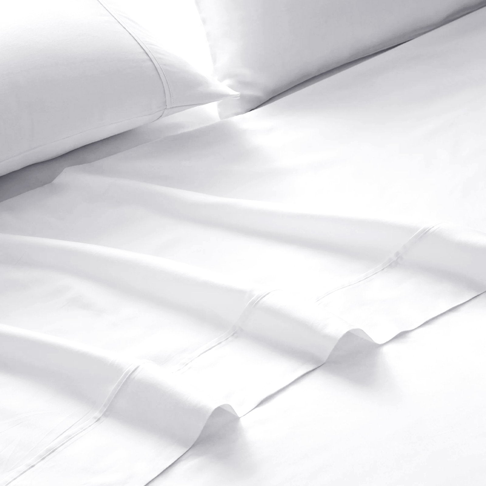 Royal Comfort 1500 Thread Count Cotton Rich Sheet Set 4 Piece Ultra Soft Bedding King White - Bedzy Australia