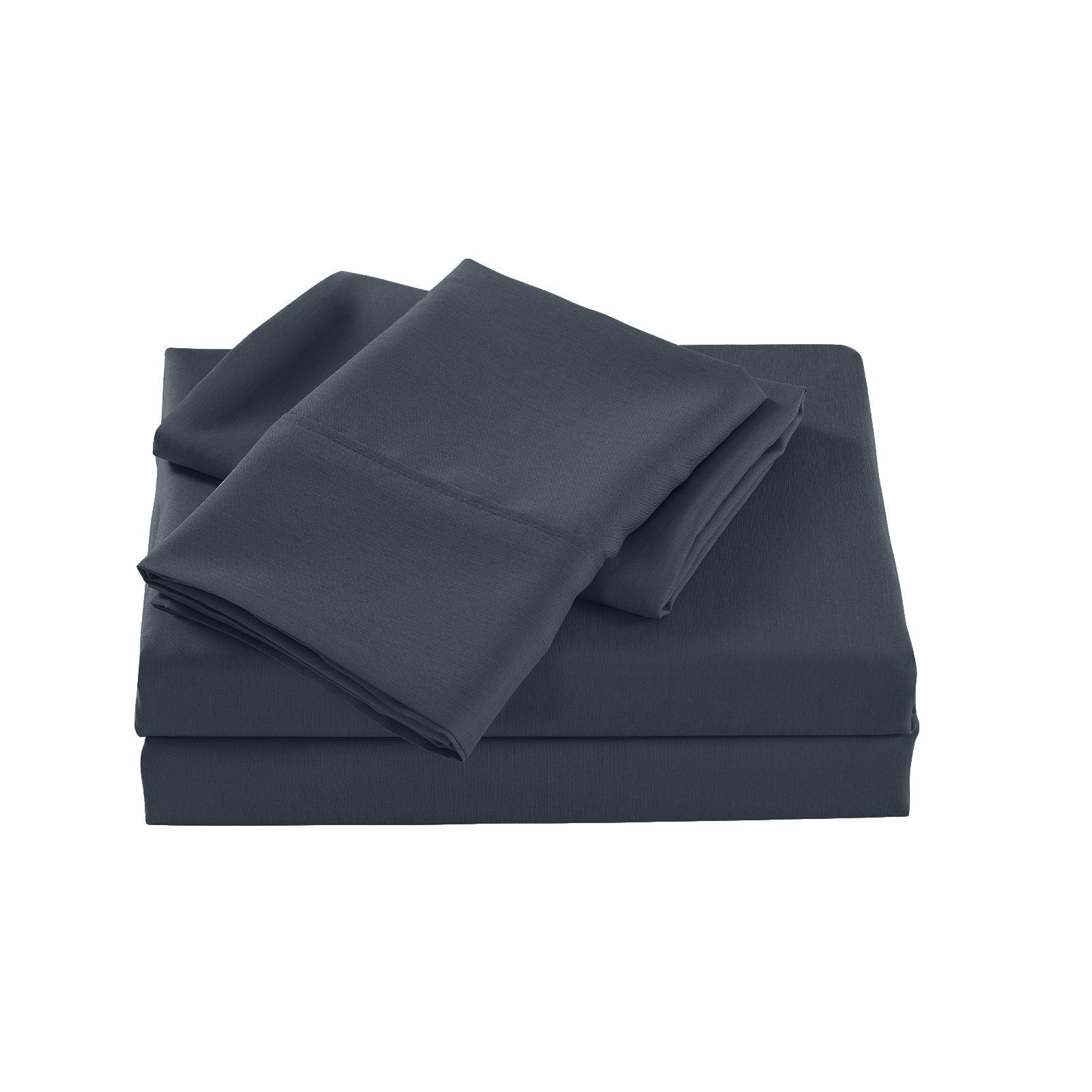 Royal Comfort 2000 Thread Count Bamboo Cooling Sheet Set Ultra Soft Bedding Single Charcoal - Bedzy Australia