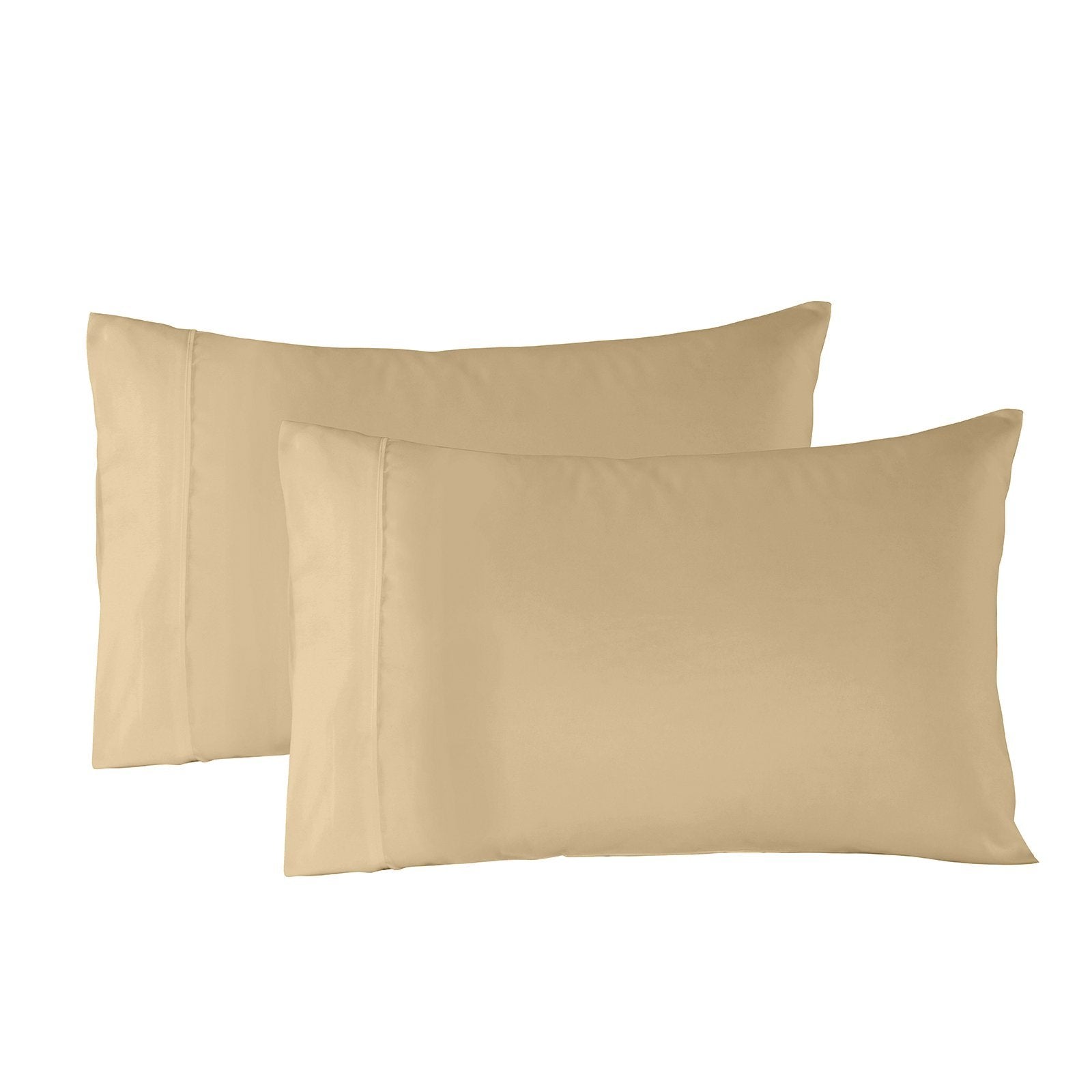 Royal Comfort Bamboo Blended Sheet & Pillowcases Set 1000TC Ultra Soft Bedding King Oatmeal - Bedzy Australia