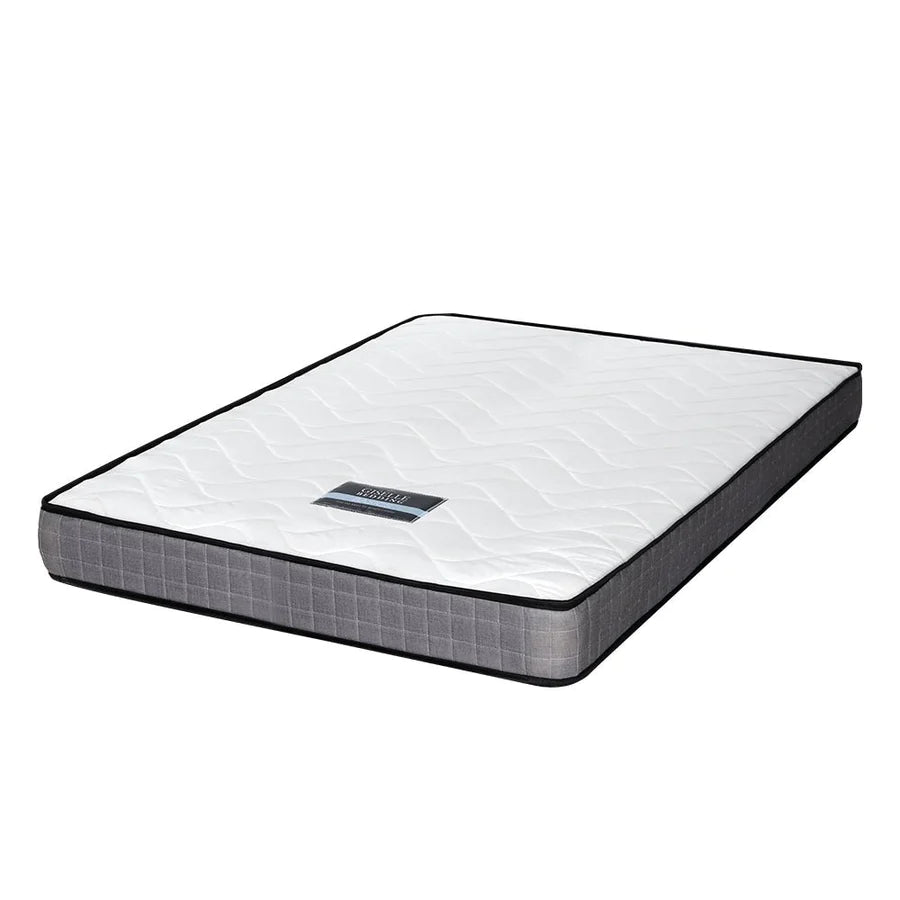 Single Package | Avis Wooden Trundle Bed Frame White, Bonita Pillow Top Mattress (Medium Firm) & Alessio Series Trundle Mattress (Medium Firm) - Bedzy Australia