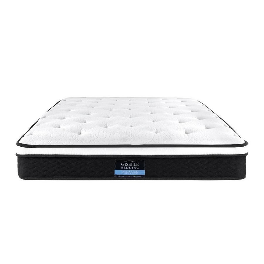 Single Package | Gibson Wooden Bed & Bonita Pillow Top Mattress (Medium Firm) - Bedzy Australia