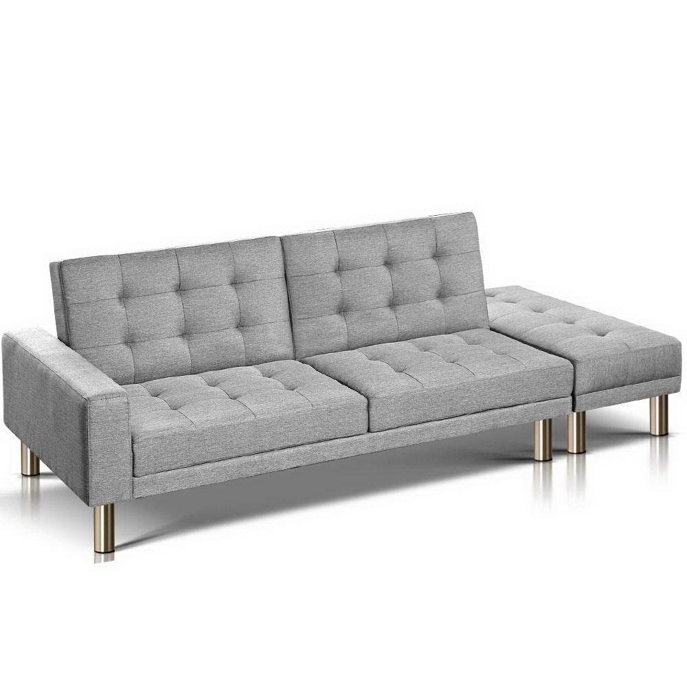 Sofa Bed Lounge Set Futon 3 Seater - Bedzy Australia