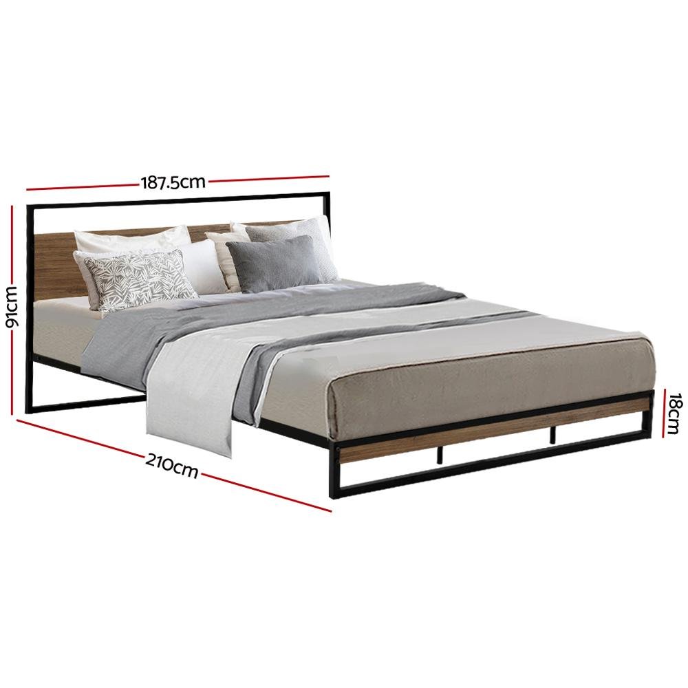 Stockton King Bed Frame - Bedzy Australia