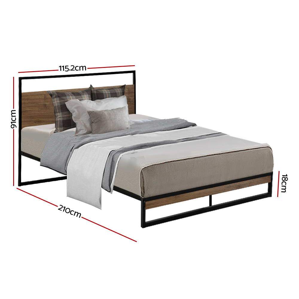 Stockton King Single Bed Frame - Bedzy Australia