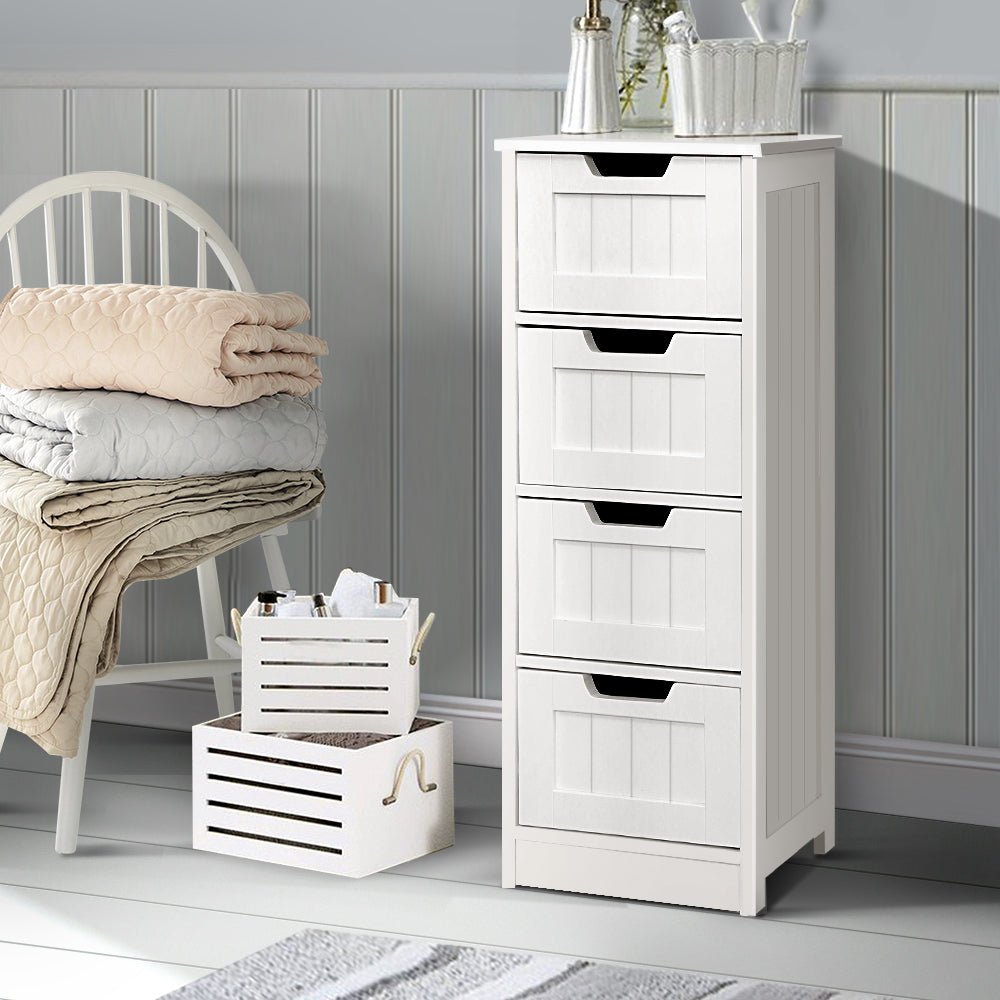 Storage Cabinet Drawers Bathroom Stand - Bedzy Australia