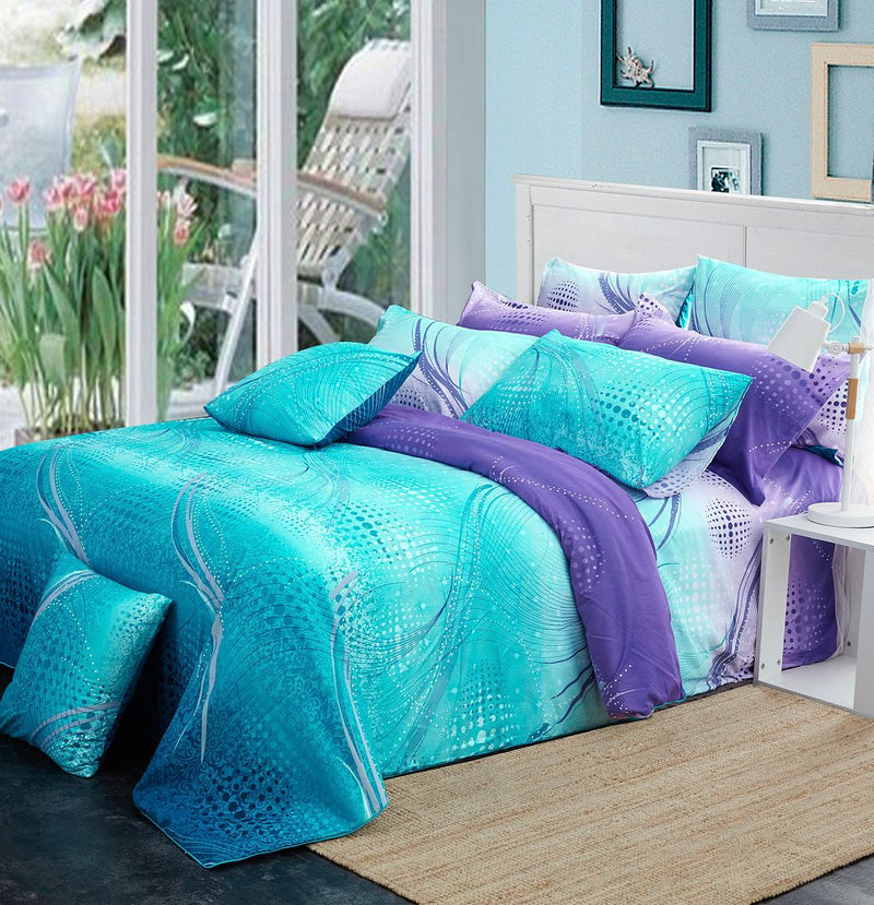 Vitara Double Size Bed Quilt/Doona/Duvet Cover Set - Home & Garden > Bedding - Bedzy Australia