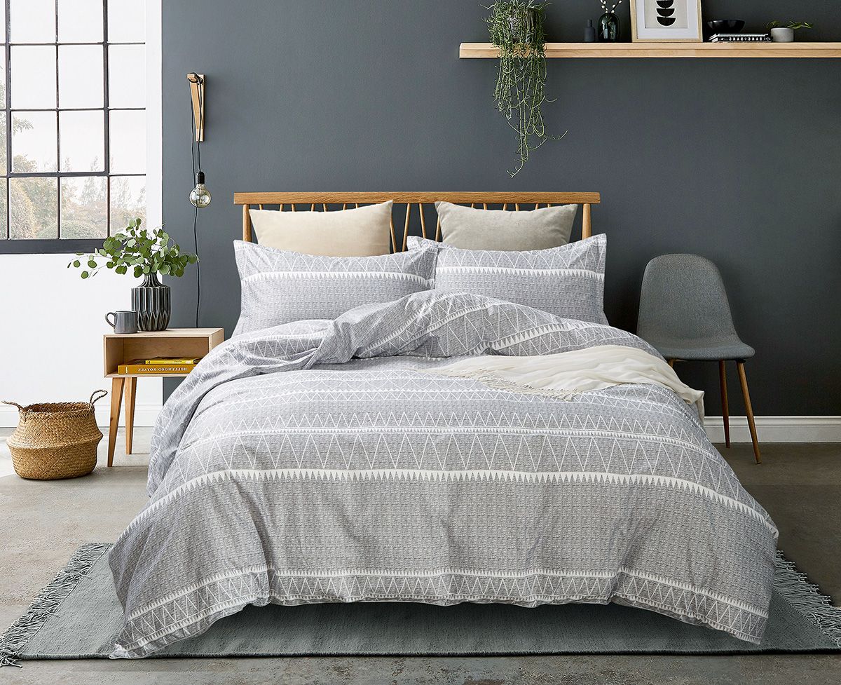 Winslow King Size Duvet Doona Quilt Cover Set - Home & Garden > Bedding - Bedzy Australia